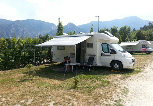 Area Camper di Camping Lago di Levico